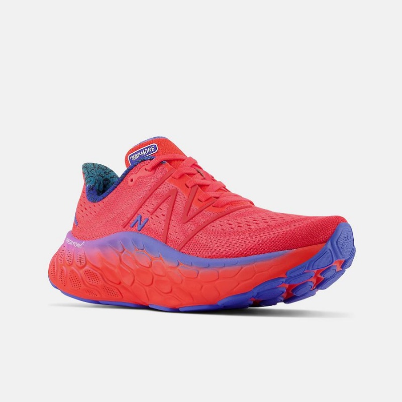 Zapatillas Para Caminar New Balance Fresh Foam X More v4 Mujer Rojas | EC 2433VD