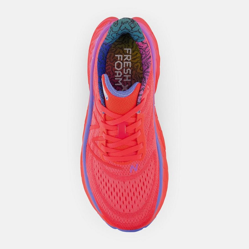Zapatillas Para Caminar New Balance Fresh Foam X More v4 Mujer Rojas | EC 2433VD