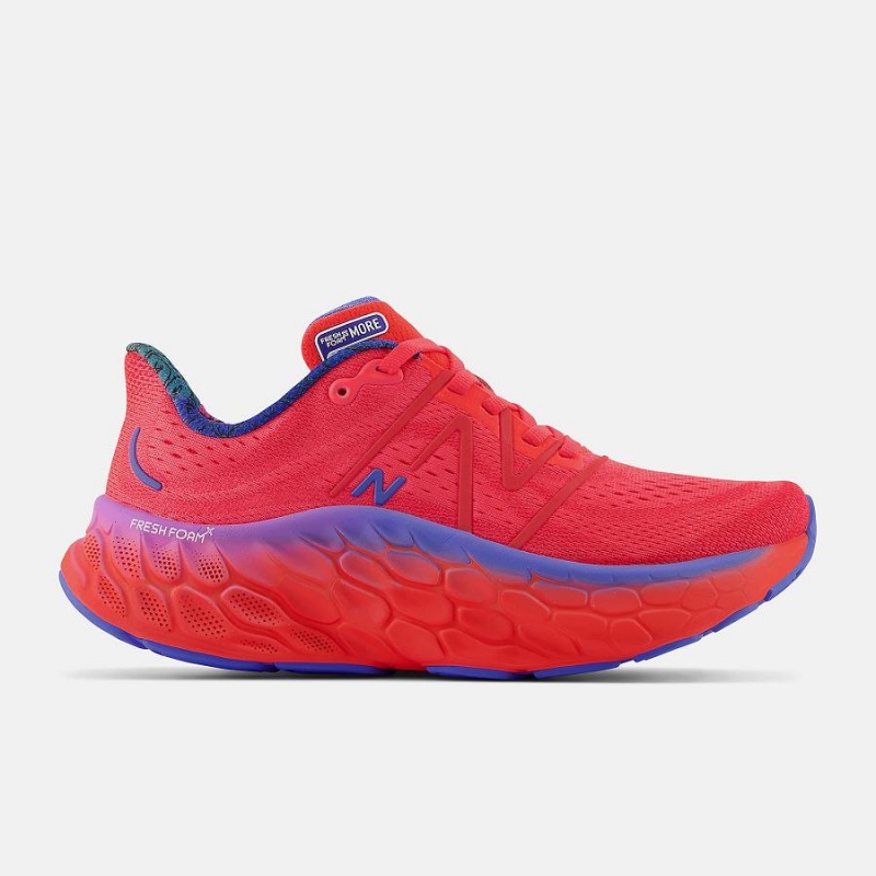 Zapatillas Para Caminar New Balance Fresh Foam X More v4 Mujer Rojas | EC 2433VD
