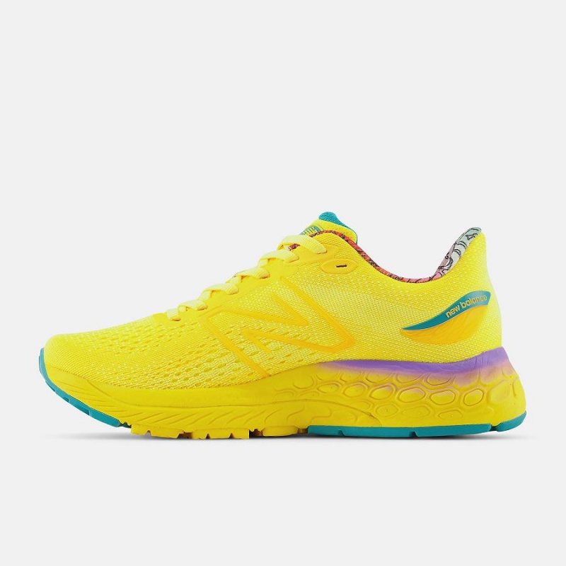 Zapatillas Para Caminar New Balance Fresh Foam X 880 V12 Mujer Amarillo | EC 2428WY