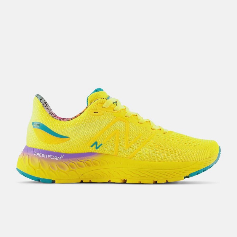 Zapatillas Para Caminar New Balance Fresh Foam X 880 V12 Mujer Amarillo | EC 2428WY