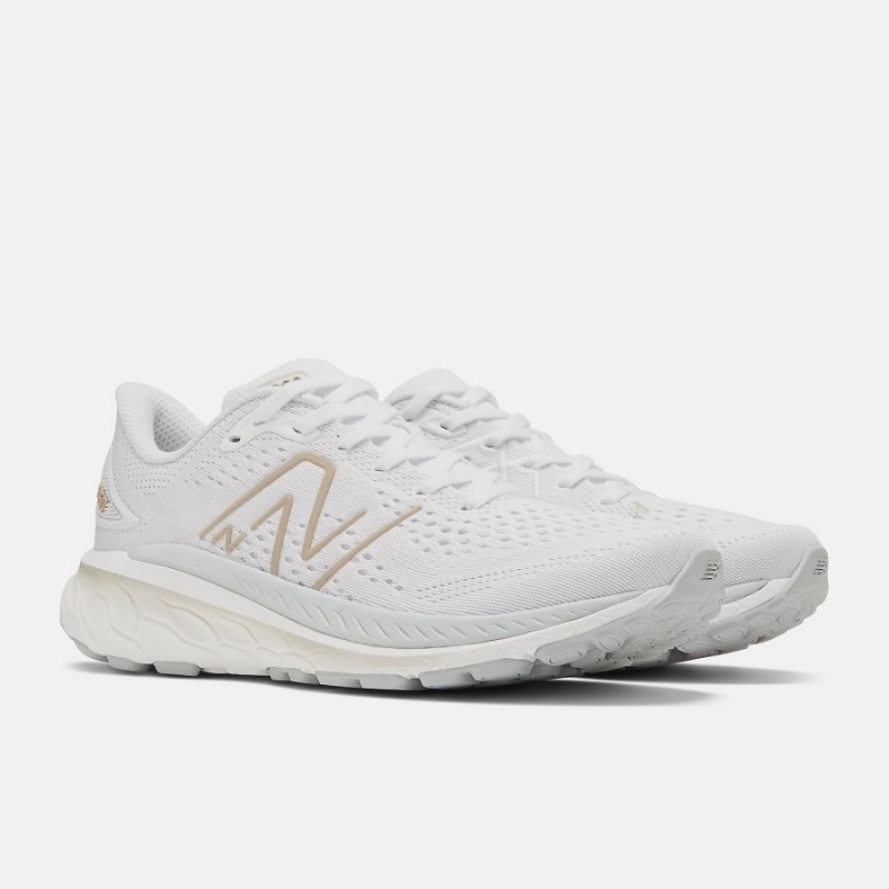 Zapatillas Para Caminar New Balance Fresh Foam X 860v13 Mujer Blancas | EC 2427EX