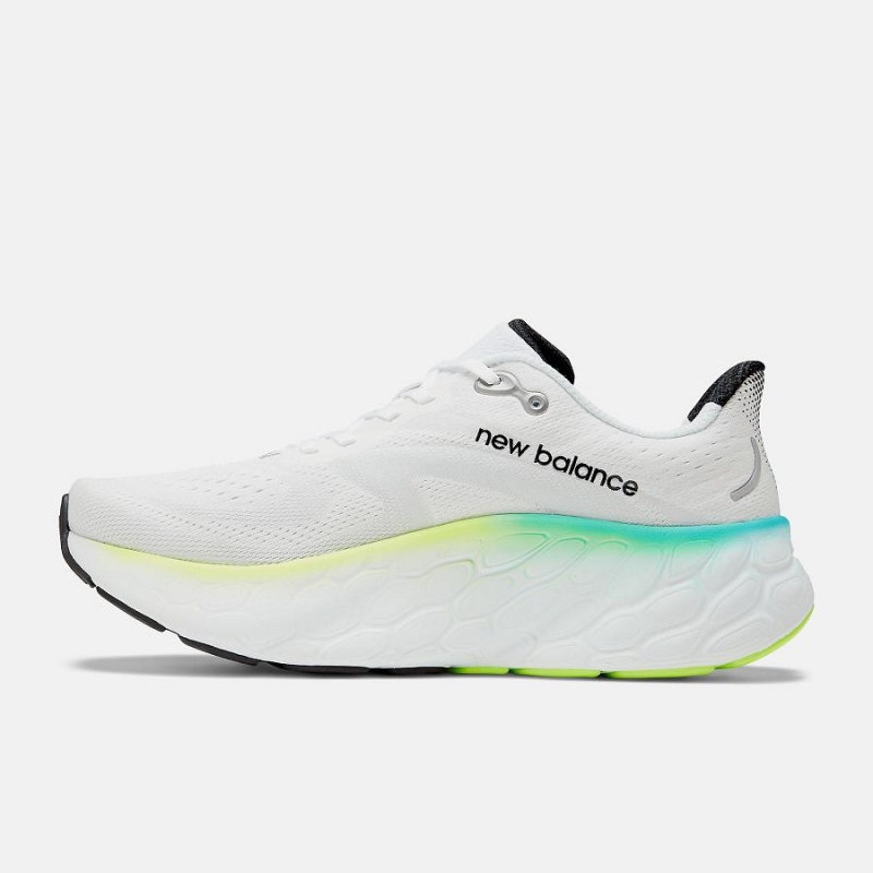 Zapatillas Para Caminar New Balance Fresh Foam X More v4 Hombre Blancas | EC 1817MA