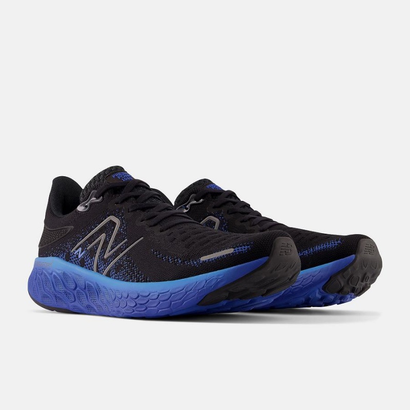 Zapatillas Para Caminar New Balance Fresh Foam X 1080v12 Hombre Negras Azules | EC 1812XF