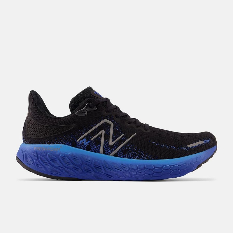 Zapatillas Para Caminar New Balance Fresh Foam X 1080v12 Hombre Negras Azules | EC 1812XF