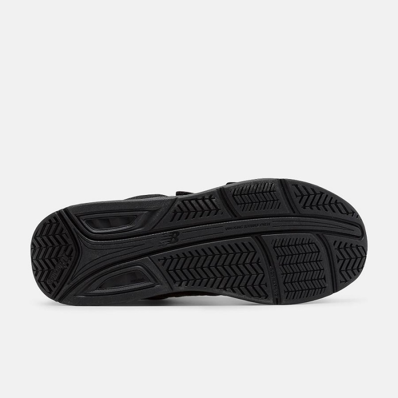 Zapatillas Para Caminar New Balance Hook and Loop Cuero 928v3 Hombre Negras | EC 1818QZ