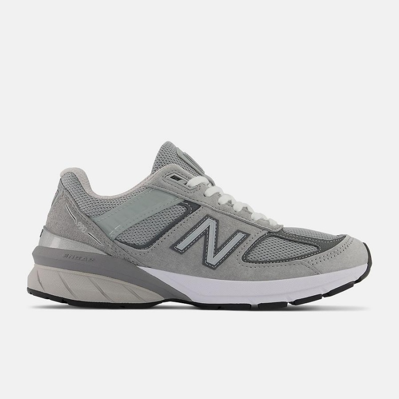 Zapatillas Para Caminar New Balance MADE in USA 990v5 Core Mujer Plateadas | EC 2436ZG