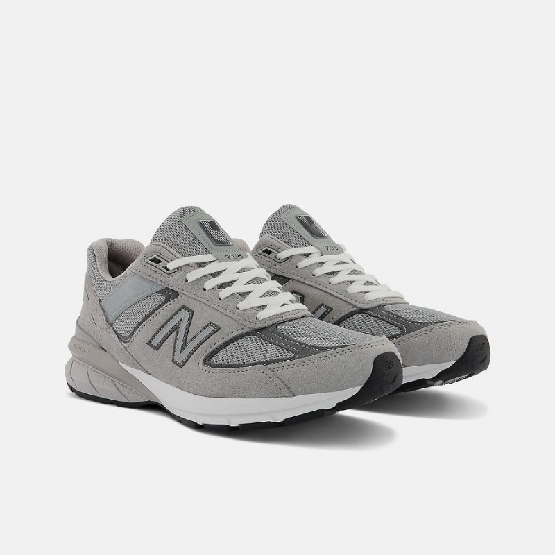 Zapatillas Para Caminar New Balance MADE in USA 990v5 Core Hombre Gris | EC 1819WY