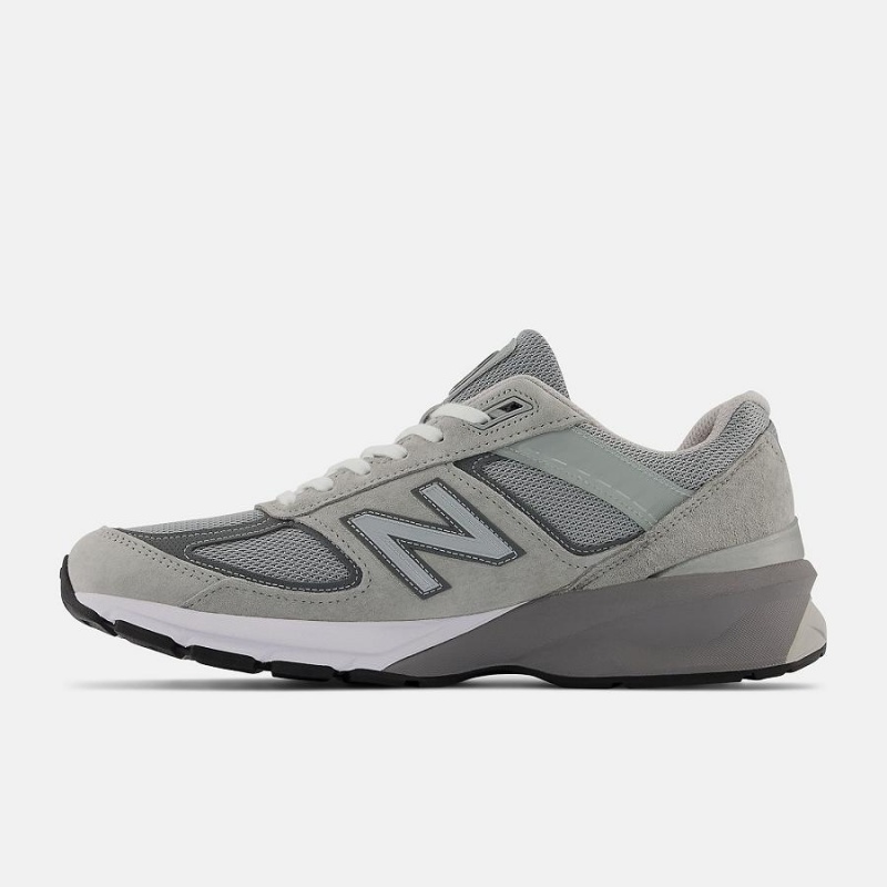 Zapatillas Para Caminar New Balance MADE in USA 990v5 Core Hombre Gris | EC 1819WY