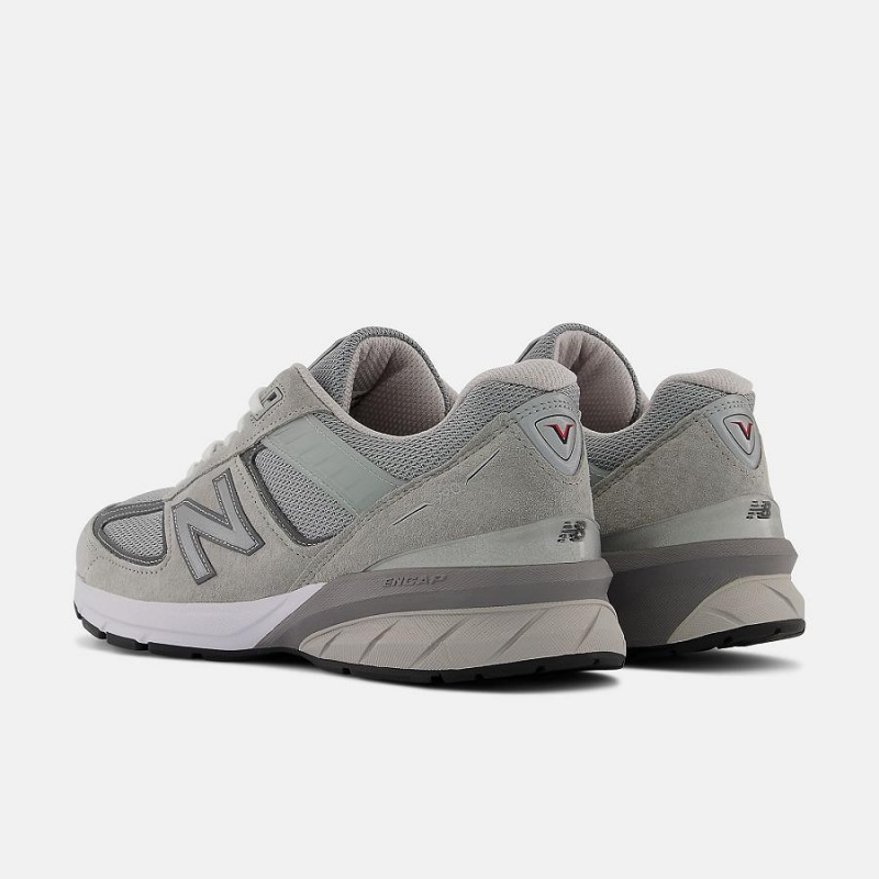 Zapatillas Para Caminar New Balance MADE in USA 990v5 Core Hombre Gris | EC 1819WY