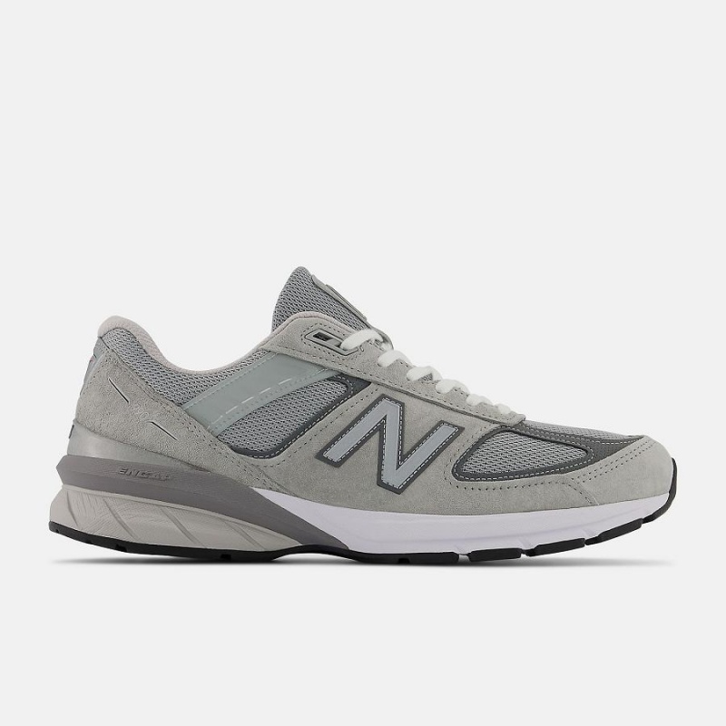 Zapatillas Para Caminar New Balance MADE in USA 990v5 Core Hombre Gris | EC 1819WY