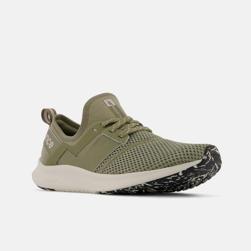 Zapatillas Para Caminar New Balance NERGIZE SPORT Mujer Verde Oliva | EC 2441GL
