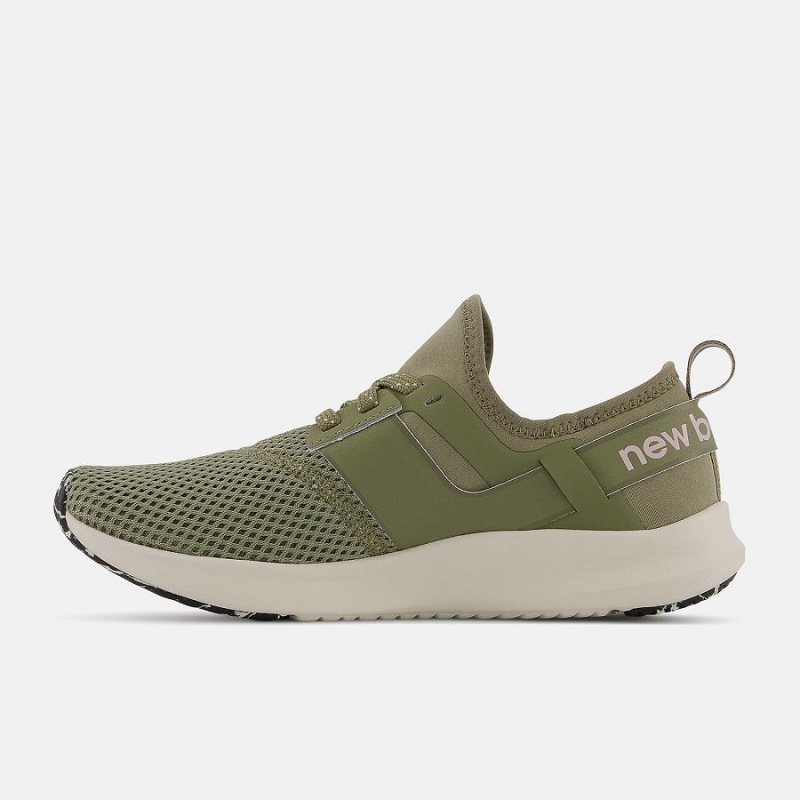 Zapatillas Para Caminar New Balance NERGIZE SPORT Mujer Verde Oliva | EC 2441GL
