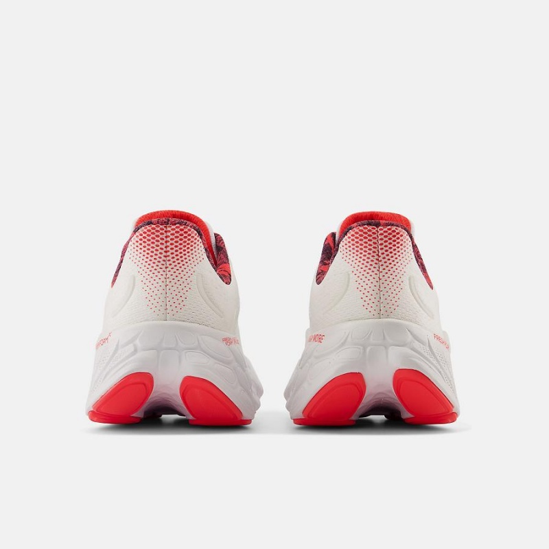 Zapatillas Para Caminar New Balance NYC Marathon Fresh Foam X More V4 Hombre Blancas Rojas | EC 1821RW