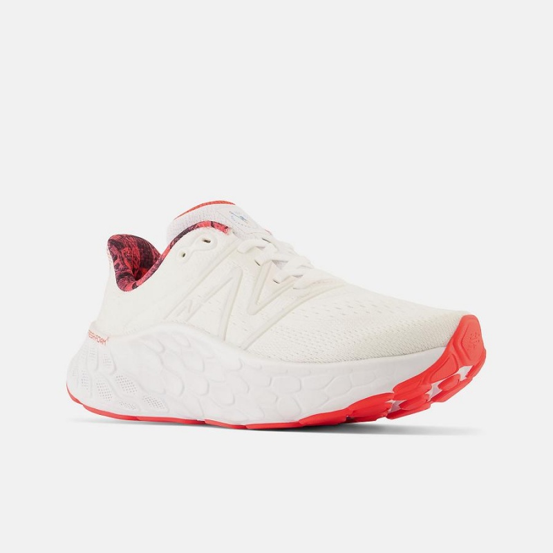 Zapatillas Para Caminar New Balance NYC Marathon Fresh Foam X More V4 Mujer Blancas | EC 2447OR