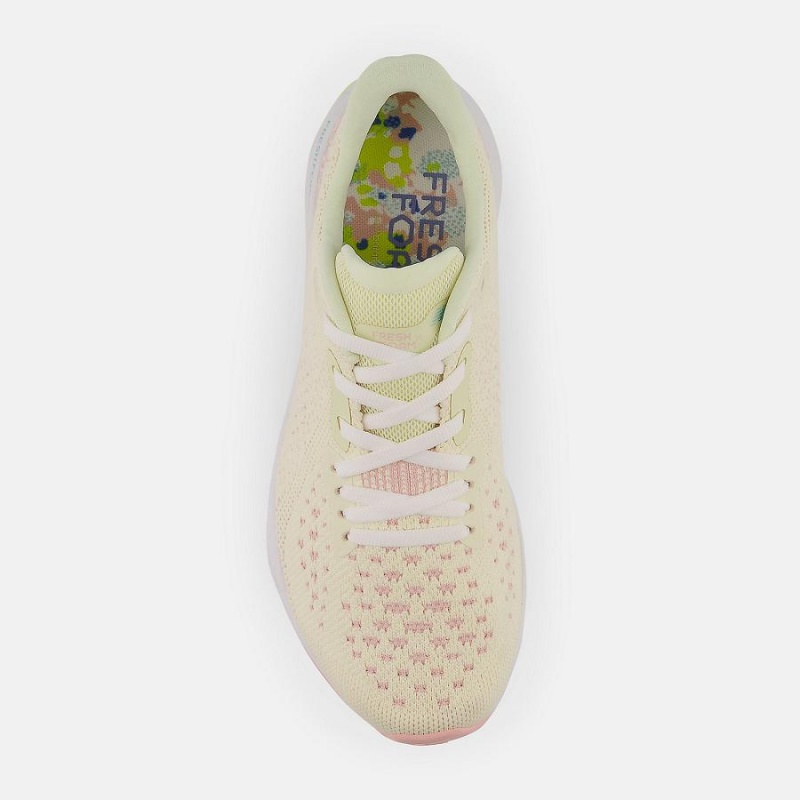 Zapatillas Running New Balance Fresh Foam X Tempo v2 Mujer Beige | EC 2499OR
