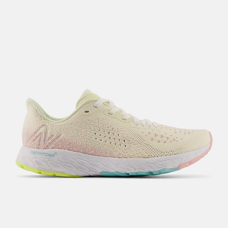 Zapatillas Running New Balance Fresh Foam X Tempo v2 Mujer Beige | EC 2499OR