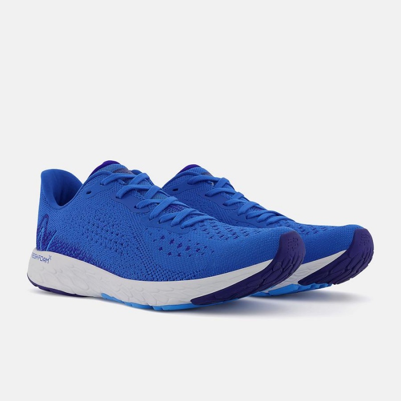 Zapatillas Running New Balance Fresh Foam X Tempo v2 Hombre Azules | EC 1893BC