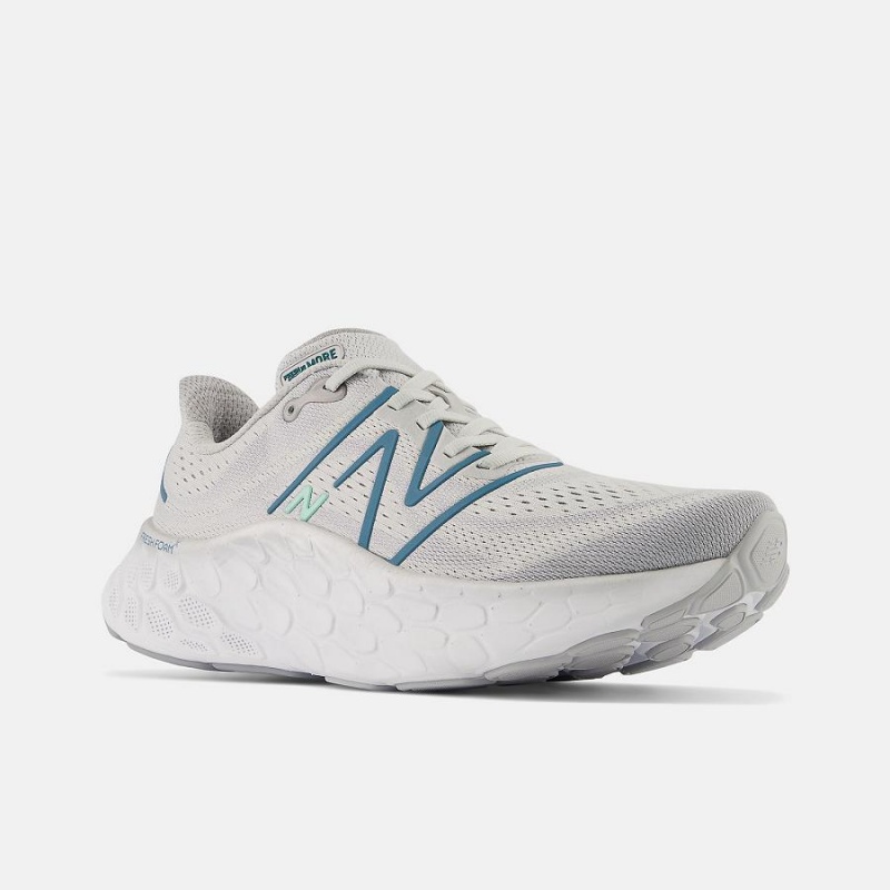 Zapatillas Running New Balance Fresh Foam X More v4 Hombre Plateadas | EC 1891CE