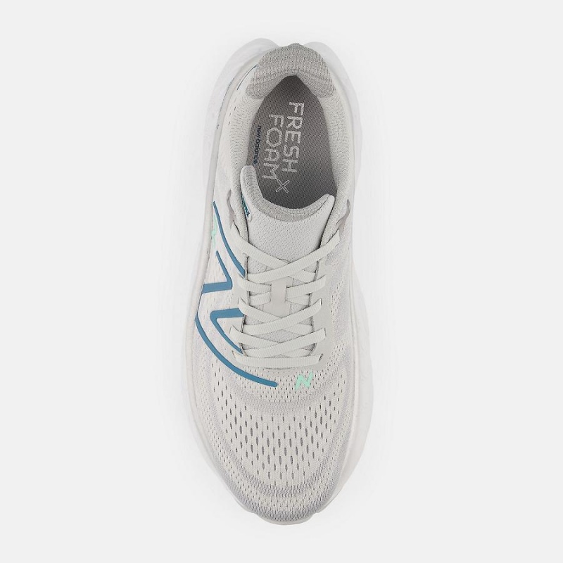 Zapatillas Running New Balance Fresh Foam X More v4 Hombre Plateadas | EC 1891CE