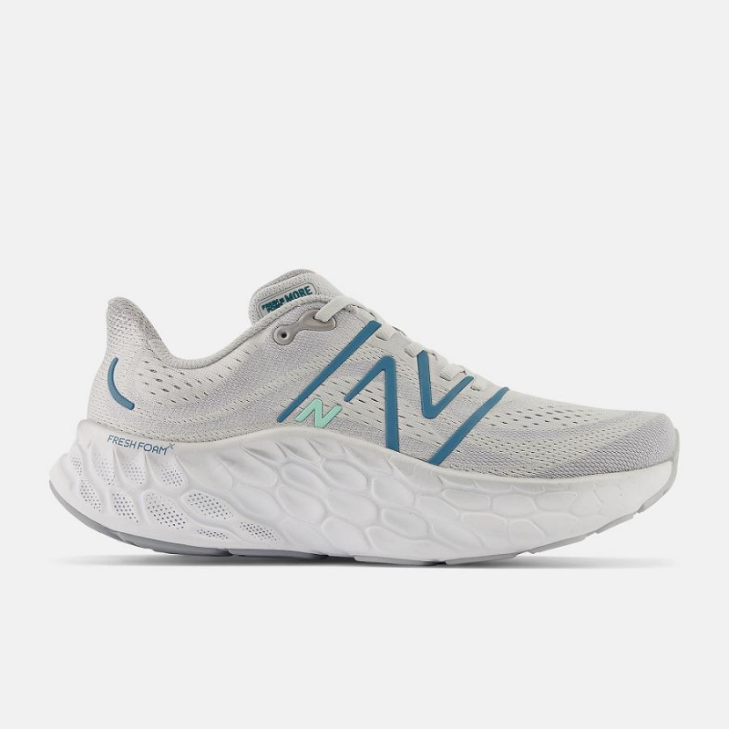 Zapatillas Running New Balance Fresh Foam X More v4 Hombre Plateadas | EC 1891CE