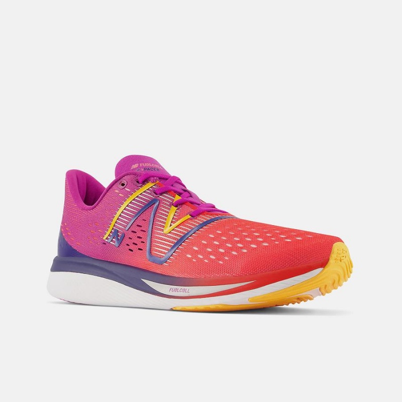 Zapatillas Running New Balance FuelCell SuperComp Pacer Mujer Rojas | EC 2509NB