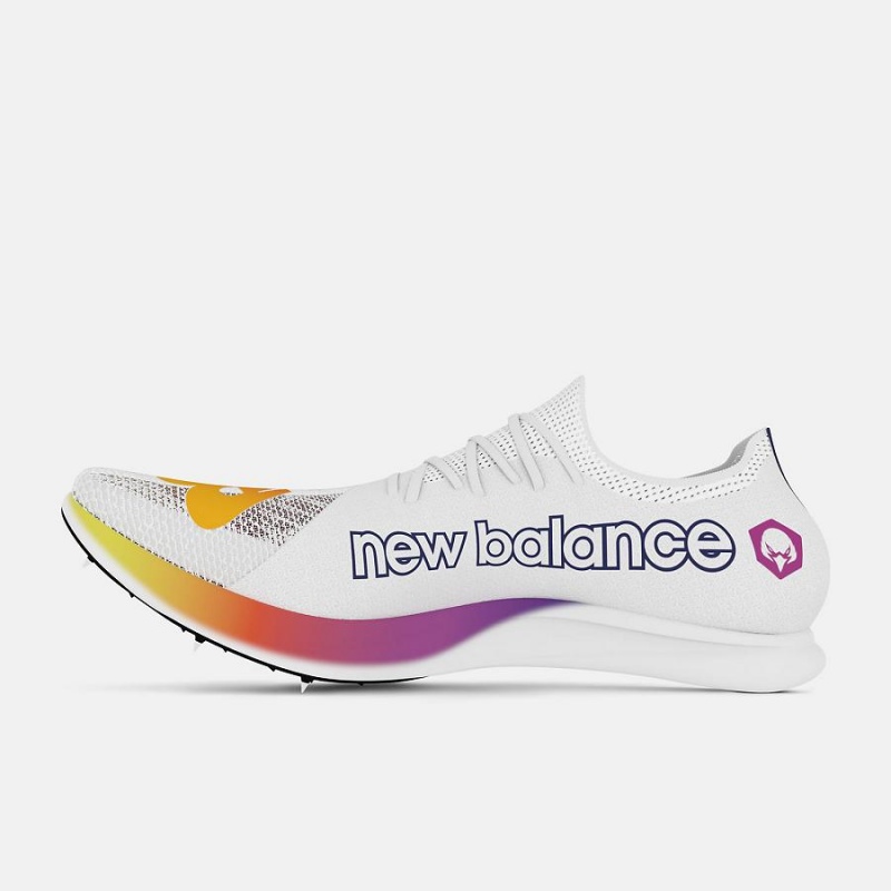 Zapatillas Running New Balance FuelCell SuperComp MDXv3 Hombre Blancas Naranjas | EC 1899RW