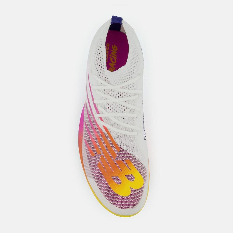 Zapatillas Running New Balance FuelCell MD-X Hombre Blancas Naranjas | EC 1895MA