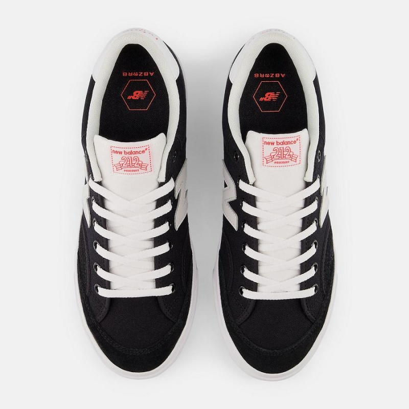 Zapatillas Skate New Balance Numeric 212 Pro Court Mujer Negras Blancas | EC 2338FM