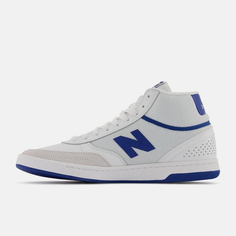 Zapatillas Skate New Balance Numeric 440 High Mujer Blancas Azules | EC 2367AP