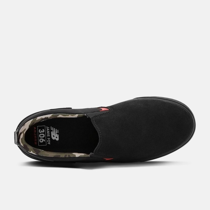 Zapatillas Skate New Balance Numeric Jamie Foy 306 Laceless Hombre Negras | EC 1788VD