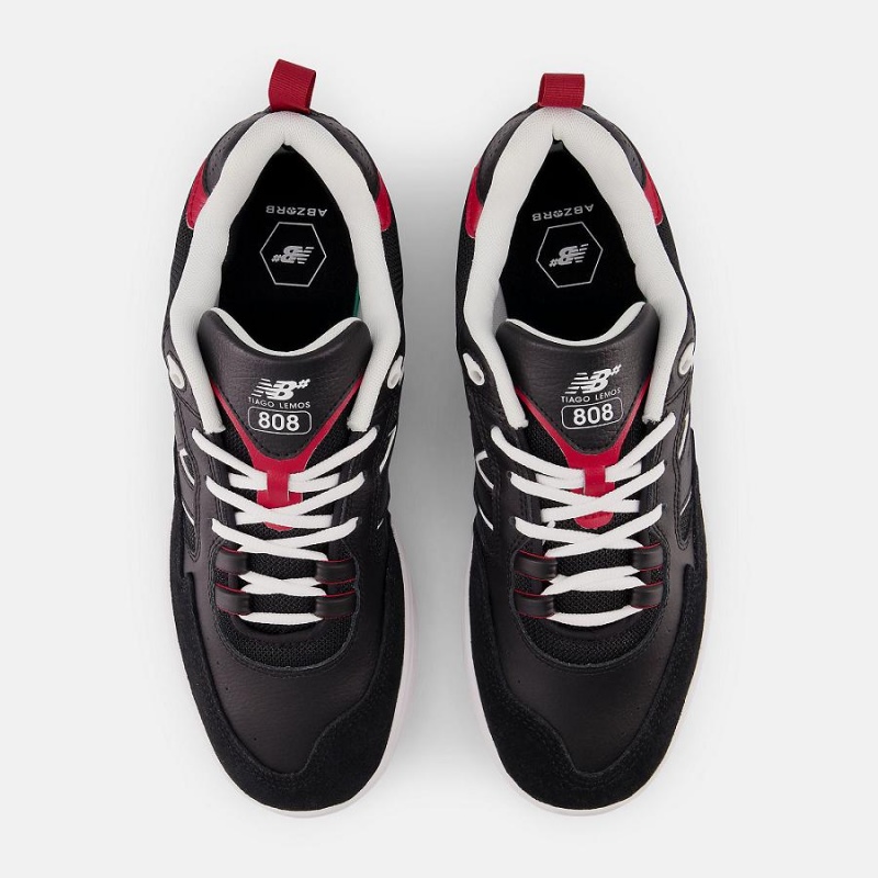 Zapatillas Skate New Balance Numeric Tiago Lemos 808 Mujer Negras | EC 2389GL