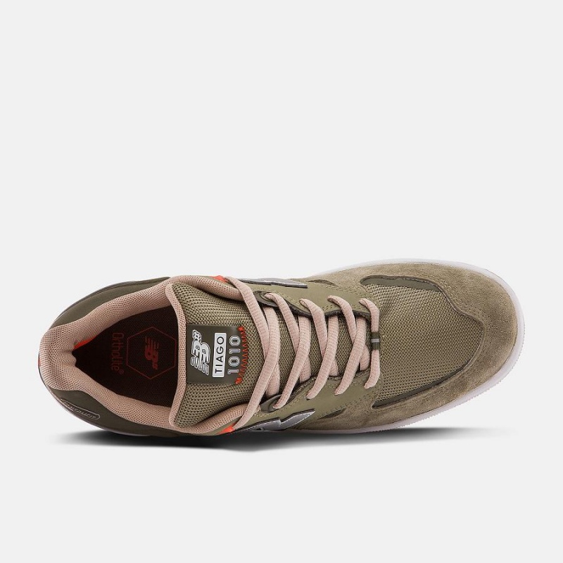 Zapatillas Skate New Balance Numeric Tiago Lemos 1010 Mujer Verde Oliva | EC 2388HK