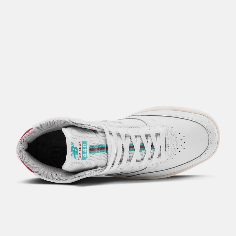 Zapatillas Skate New Balance Numeric Tom Knox 440 High Mujer Blancas | EC 2391DN