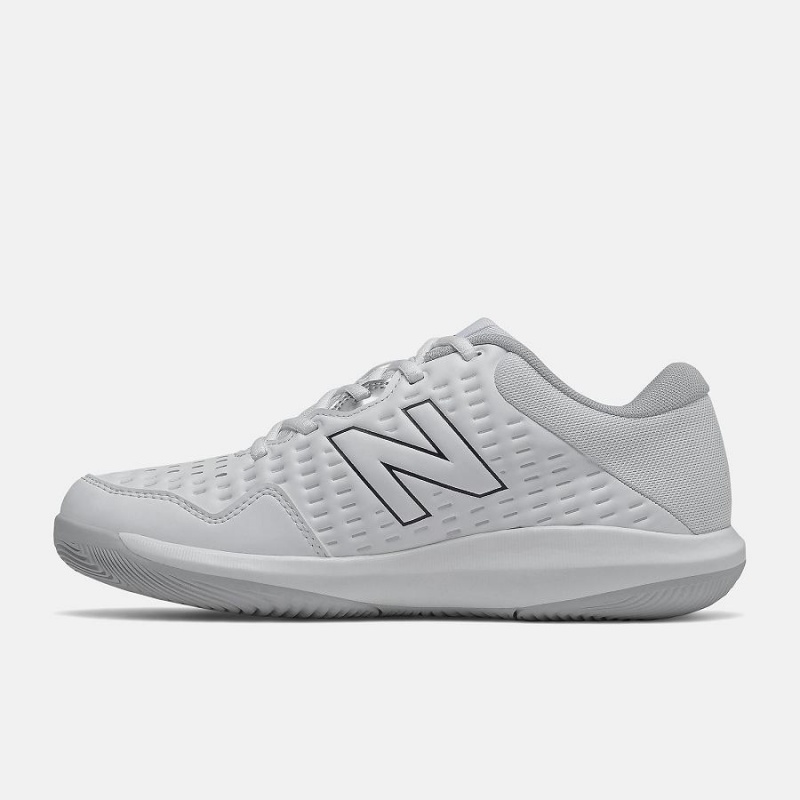Zapatillas Tenis New Balance 696v4 Mujer Plateadas | EC 2537VD