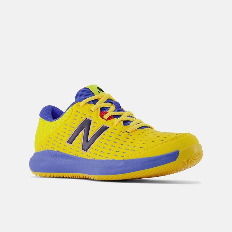 Zapatillas Tenis New Balance 696v4 Mujer Amarillo | EC 2536BC
