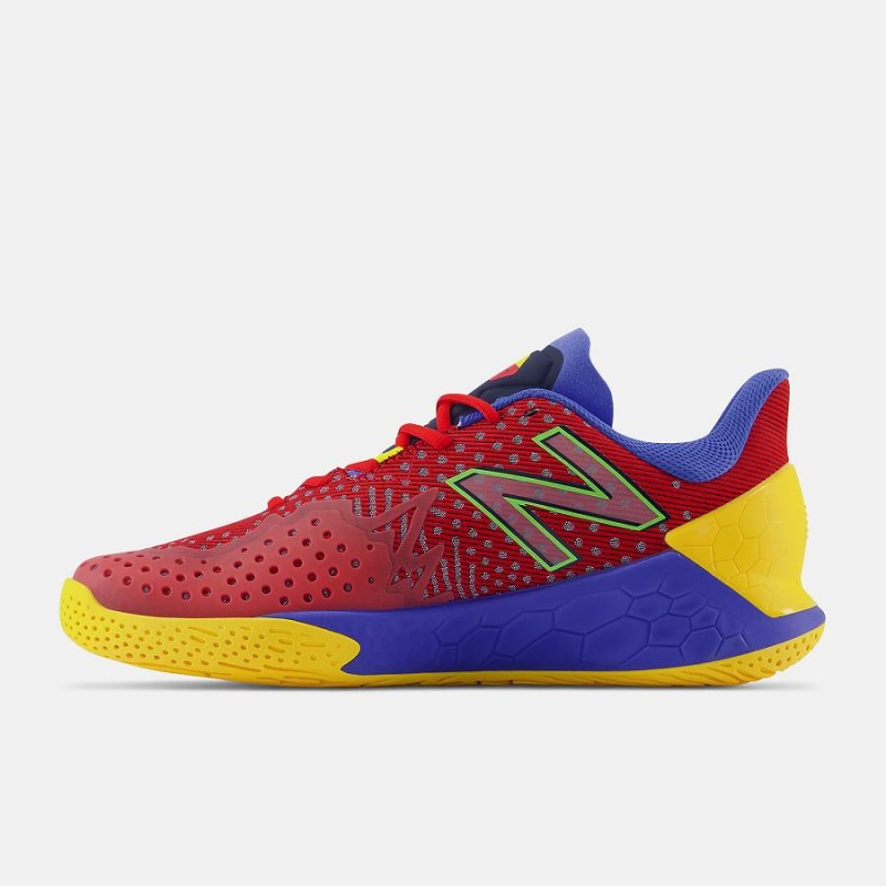 Zapatillas Tenis New Balance Fresh Foam X Lav V2 Hombre Rojas Azules | EC 1936GL