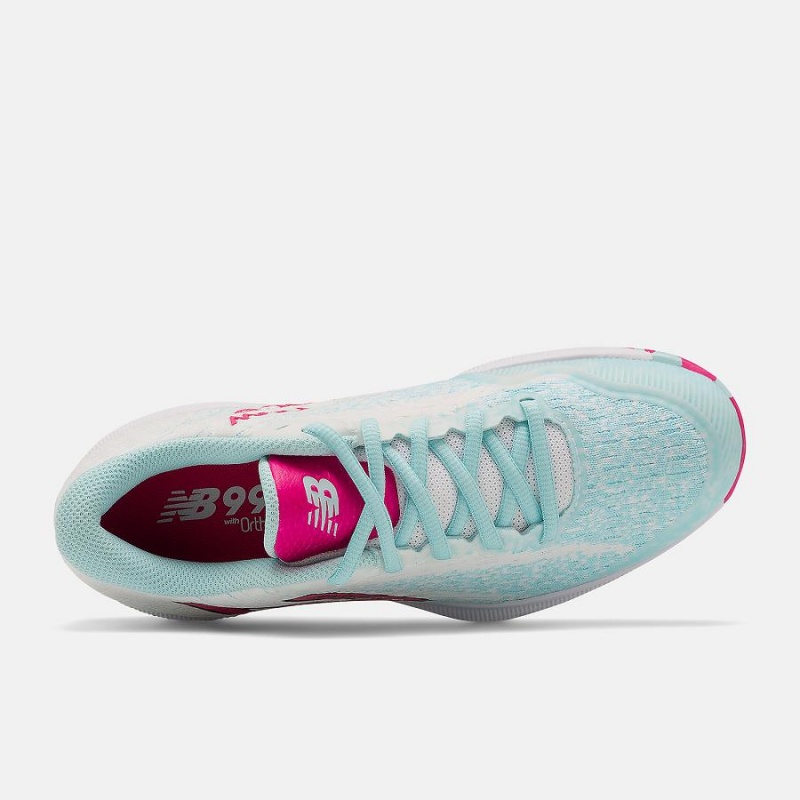 Zapatillas Tenis New Balance FuelCell 996v4.5 Mujer Verde Menta Rosas | EC 2544HK