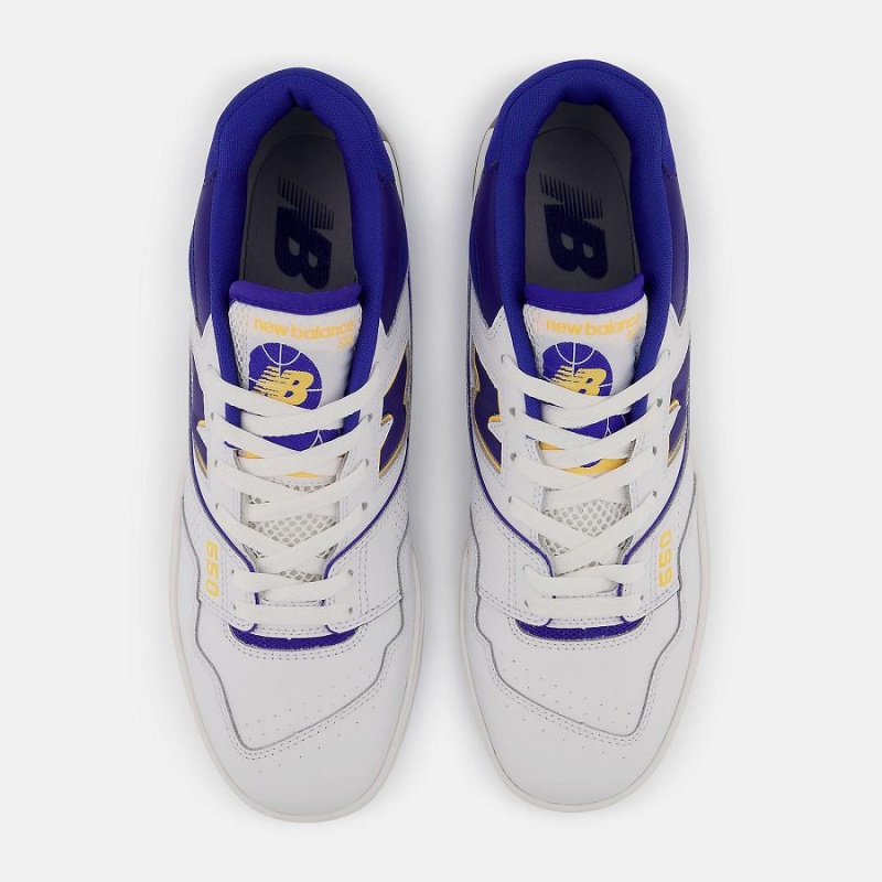 Zapatillas de Baloncesto New Balance 550 Hombre Blancas Moradas | EC 1850UT