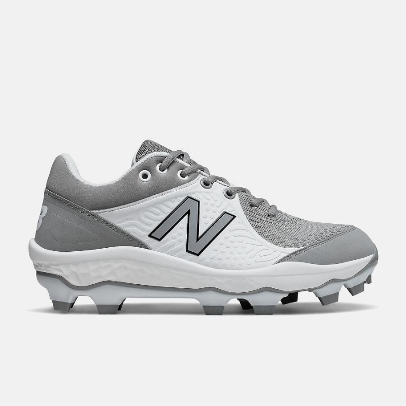 Zapatillas de Beisbol New Balance Fresh Foam 3000 v5 Molded Hombre Plateadas | EC 1832GL