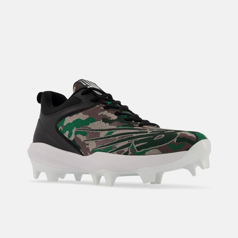 Zapatillas de Beisbol New Balance FuelCell 4040 v6 TPU Camo Hombre Negras | EC 1839CE