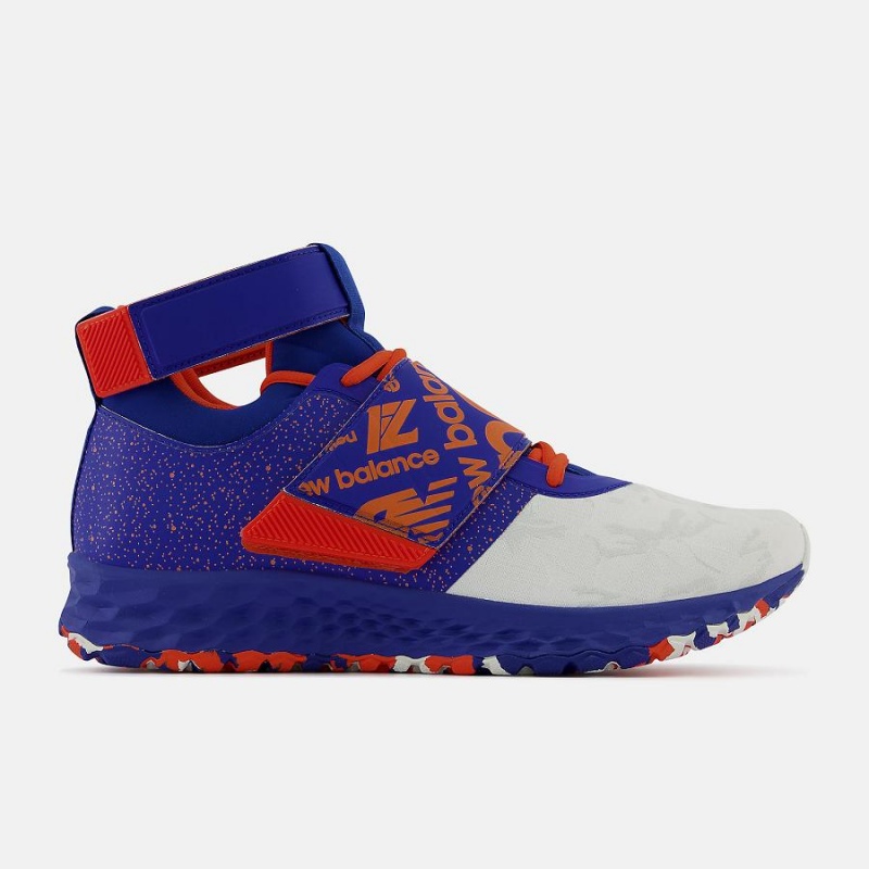 Zapatillas de Beisbol New Balance Lindor 1 Trainer Hombre Azules Blancas | EC 1848TV