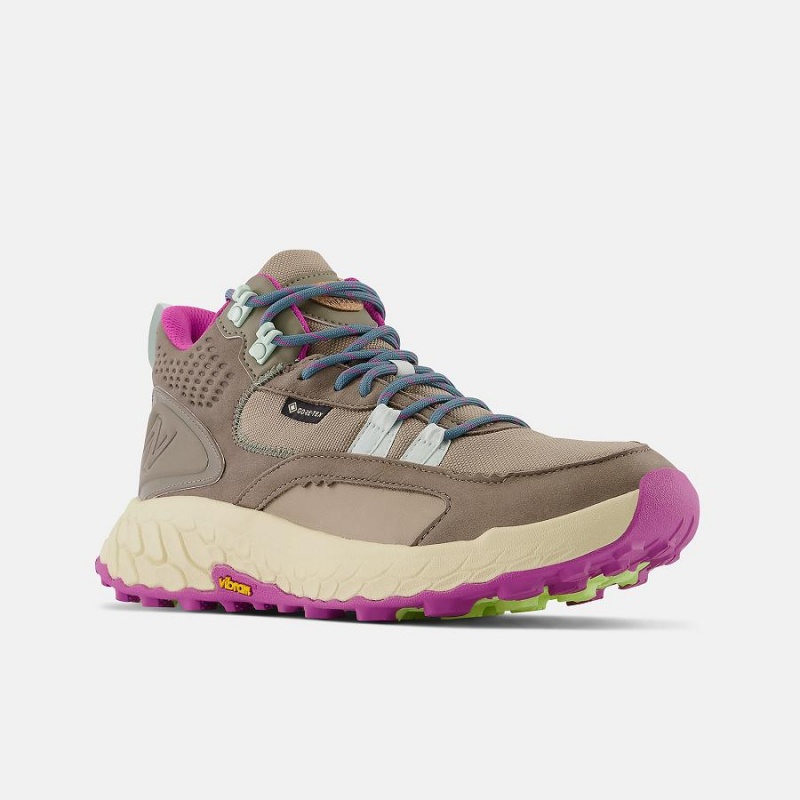 Zapatillas de Senderismo New Balance Fresh Foam X Hierro Mid Mujer Marrones | EC 2479EX