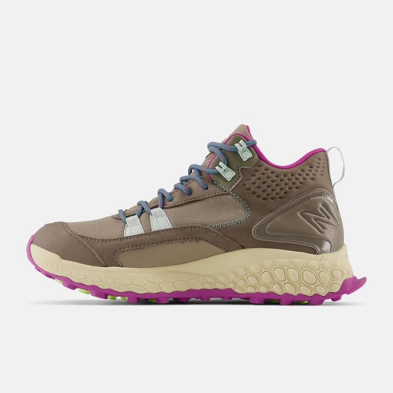 Zapatillas de Senderismo New Balance Fresh Foam X Hierro Mid Mujer Marrones | EC 2479EX