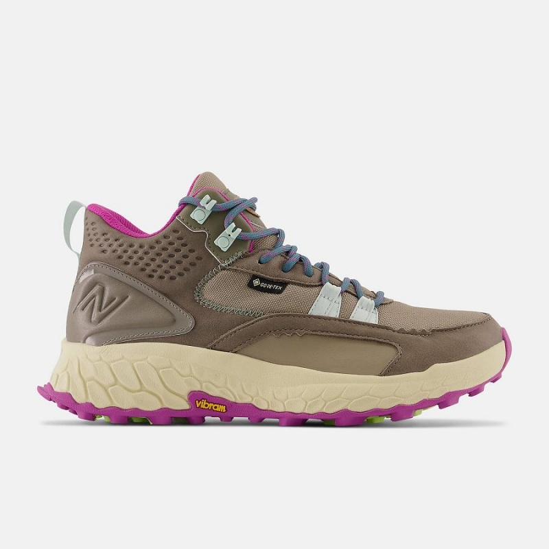 Zapatillas de Senderismo New Balance Fresh Foam X Hierro Mid Mujer Marrones | EC 2479EX