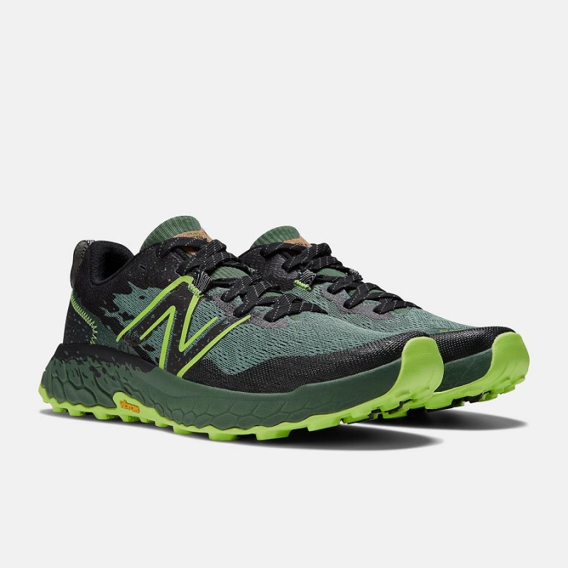 Zapatillas de Senderismo New Balance Fresh Foam X Hierro v7 Hombre Verde | EC 1870QZ