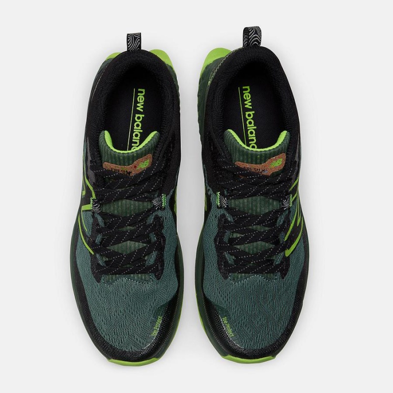 Zapatillas de Senderismo New Balance Fresh Foam X Hierro v7 Hombre Verde | EC 1870QZ