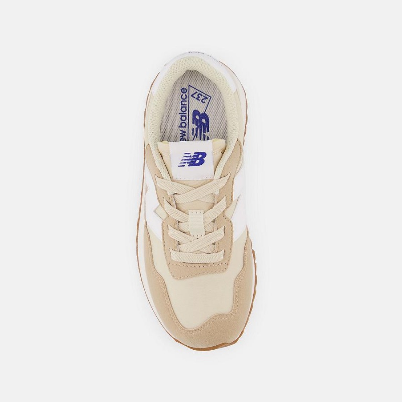 Zapatos New Balance 237 Bungee Lace Niños Beige | EC 1121YU