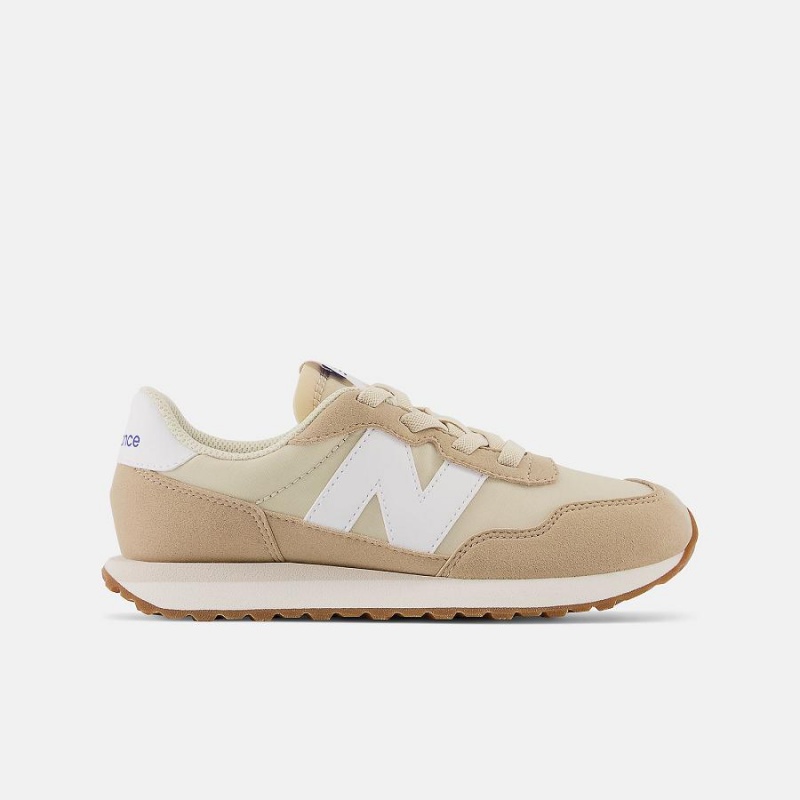 Zapatos New Balance 237 Bungee Lace Niños Beige | EC 1121YU