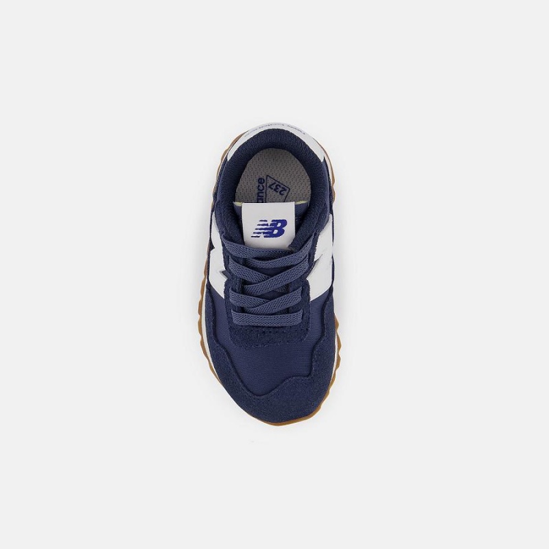 Zapatos New Balance 237 Bungee Niños Azul Marino Blancas | EC 1157HK